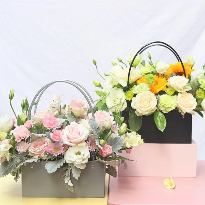 Florist Supply Buckets - Çiçek Kağıt Kutusu Kova PVC Çiçekçi