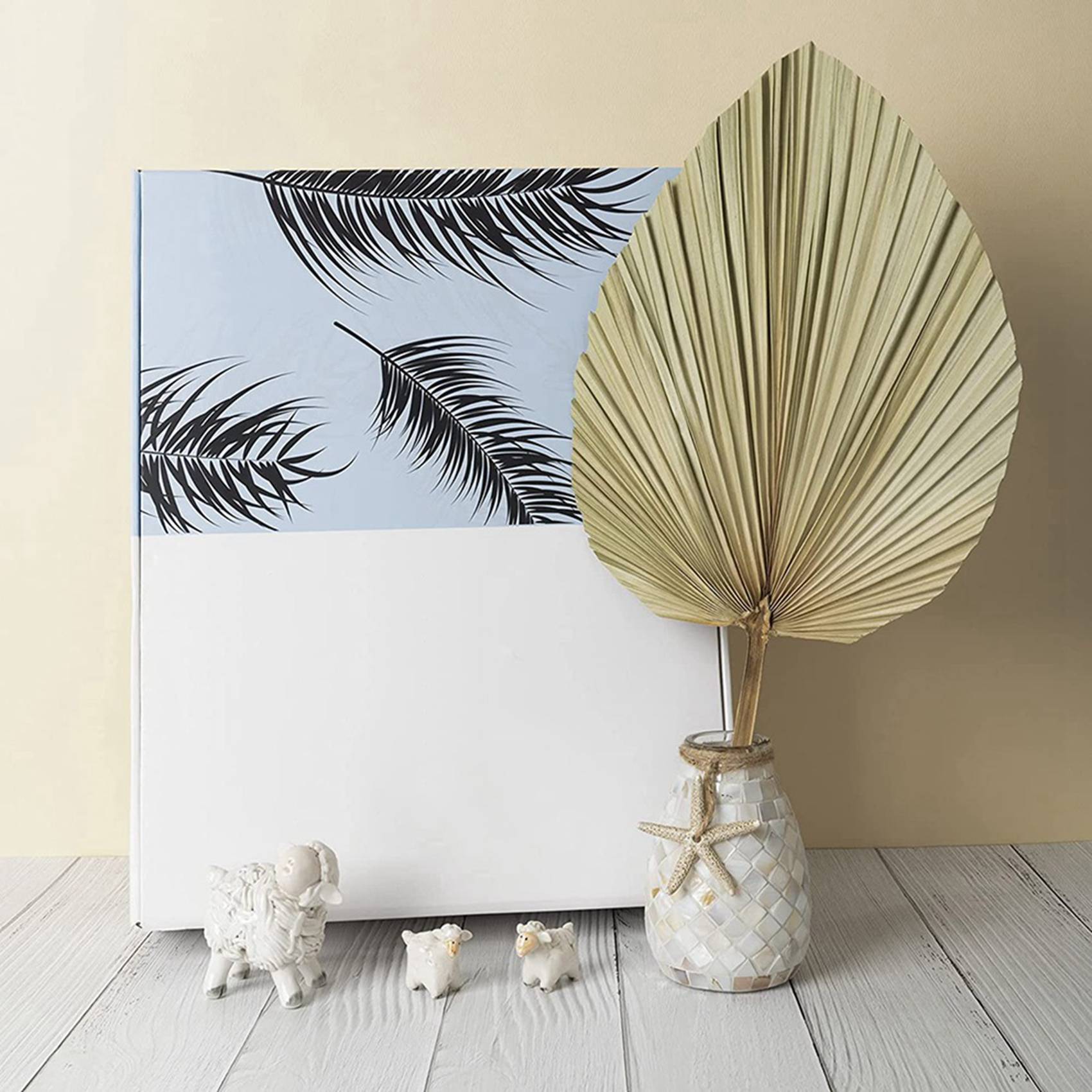 Palm Leaf Dried - Kurutulmuş Palmiye Yaprakları Oda Dekoru 10