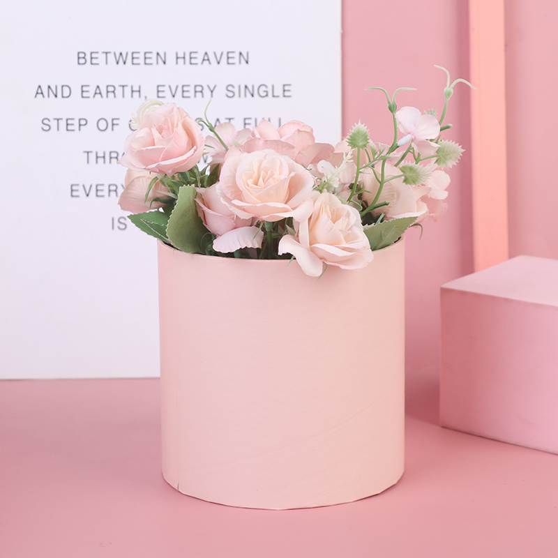 Florist Supply Buckets - 1 adet yuvarlak çiçek kağıt hediye