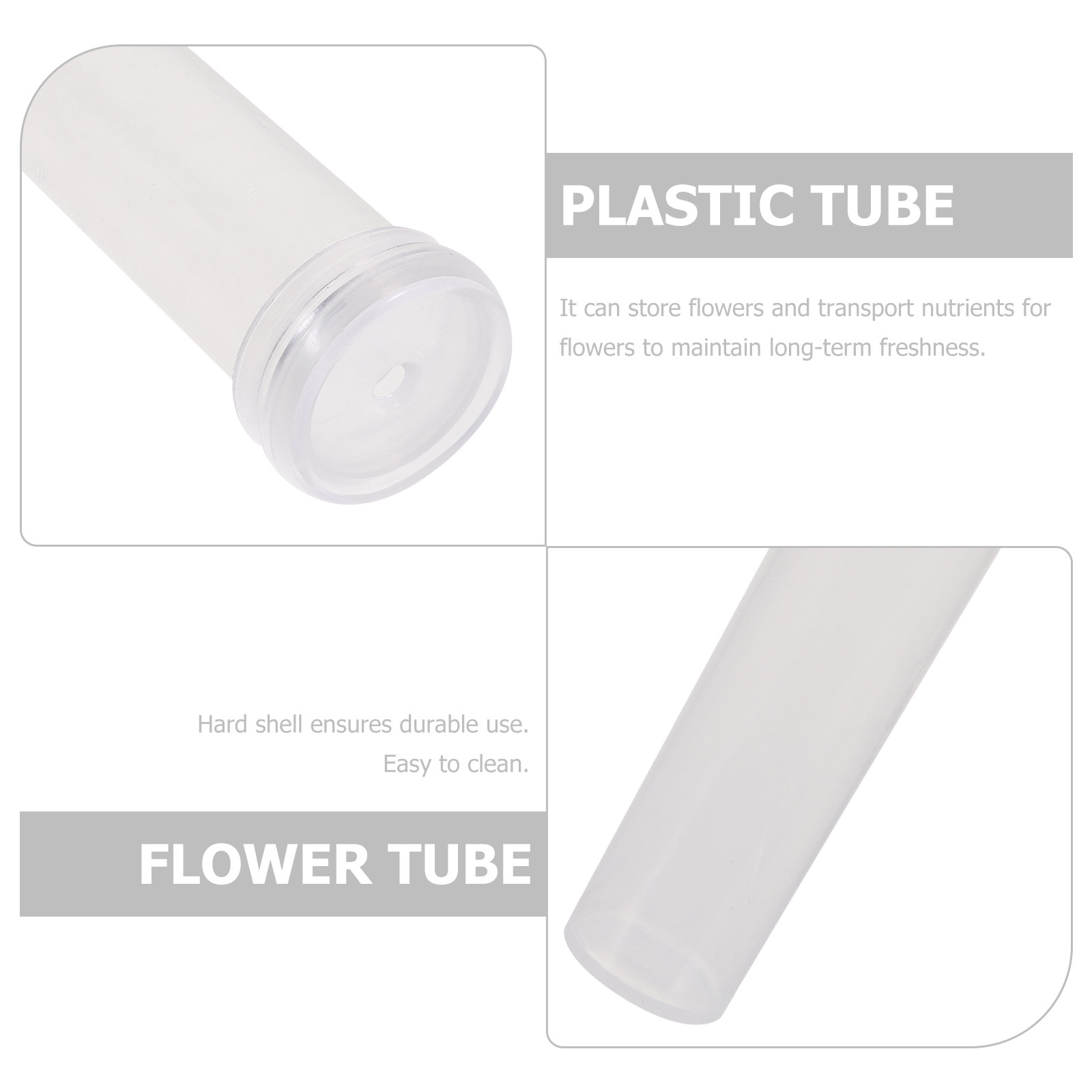 100 Adet Plastik Çiçek Su Tüpü - Longs Florist Supply incelemesi ve fiyatı