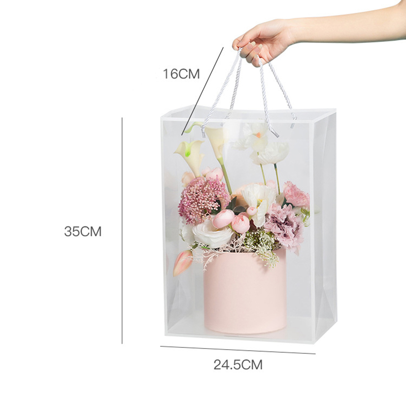 Şeffaf Tote çanta çiçek buketi - Longs Florist Supply incelemesi ve fiyatı