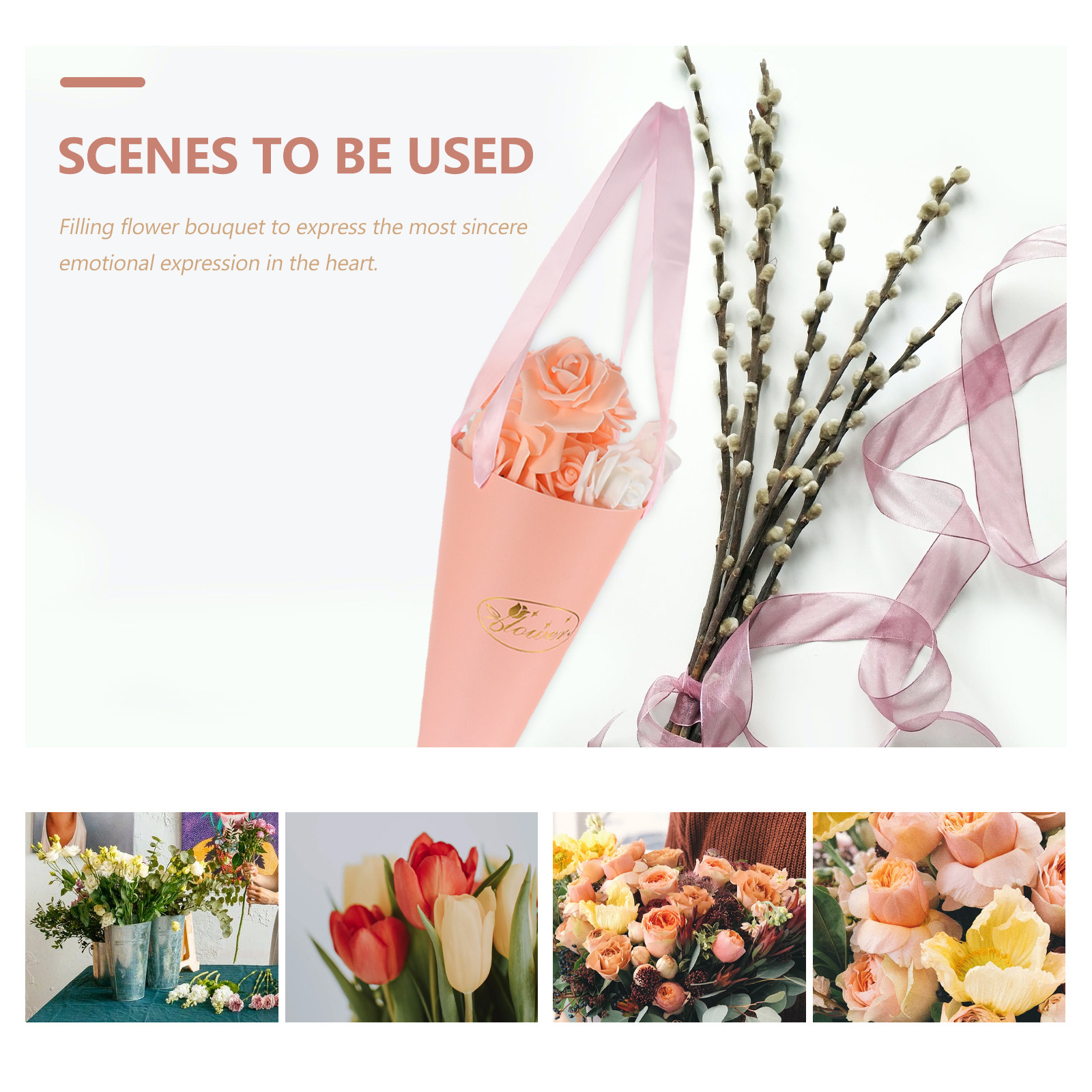 6 adet çiçek buketi çanta şık  - Florist Supply Buckets incelemesi ve fiyatı